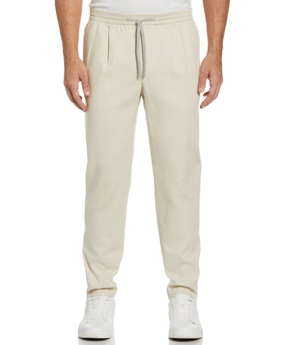 Textured Cotton Jogger (Stone Khaki) 