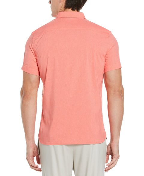 Total Stretch Slim Fit Heather Shirt (Peach Whip) 