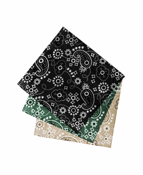 Assorted 3 Pack Bandanas Assorted Perry Ellis