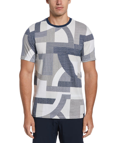 Abstract Geometric Printed Tee (Lunar Rock) 