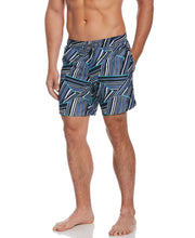 Abstract Triangle Print Swim Short