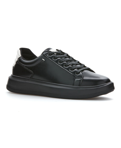 Contrast Platform Sneaker (Black) 