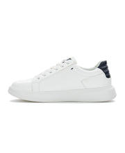 Contrast Platform Sneaker (White) 