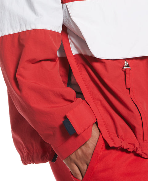 Color Block Anorak (Rococco Red) 