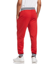 Contrast Ribbing Jogger (Rococco Red) 