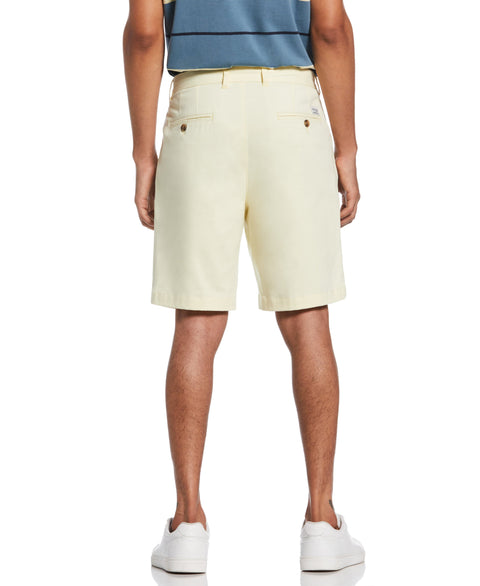 Flat Front Chino Short (Pastel Yellow) 