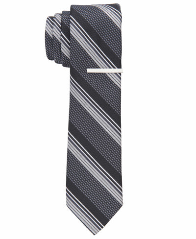  Griswell Stripe Tie (Black) 
