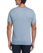 Jacquard Crew Neck Tee (Copen Blue) 