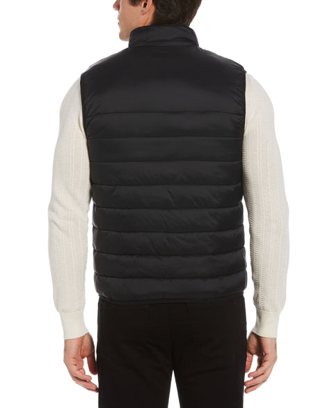 Lightweight Puffer Vest Black Perry Ellis