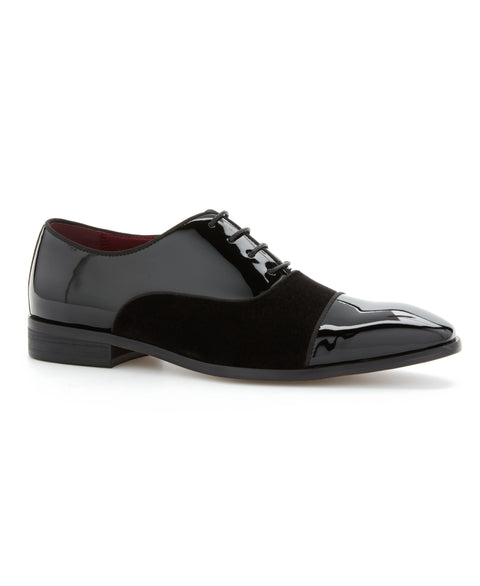 Patent/Velvet Oxford (Black) 