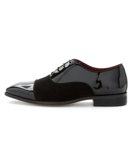 Patent/Velvet Oxford (Black) 