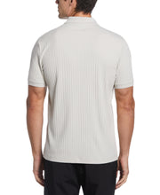 Quarter Zip Ribbed Polo (Light Heather Grey) 