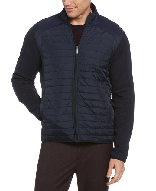 Perry Ellis mens Quilted Nylon Jacket