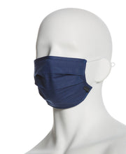 Reusable Poplin 3 Pack Pleated Fabric Face Mask Assorted Perry Ellis