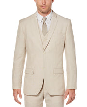 Slim Fit Performance Linen Suit Jacket (Natural Linen) 