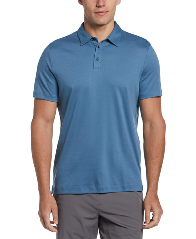 Interlock Solid Polo (Copen Blue) 