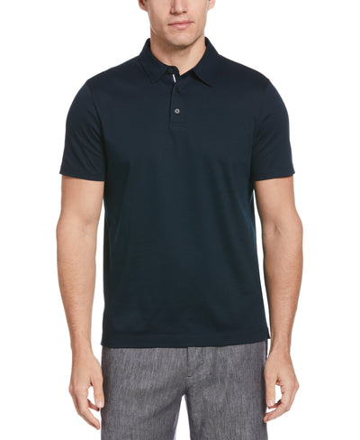 Interlock Solid Polo (Dark Sapphire) 