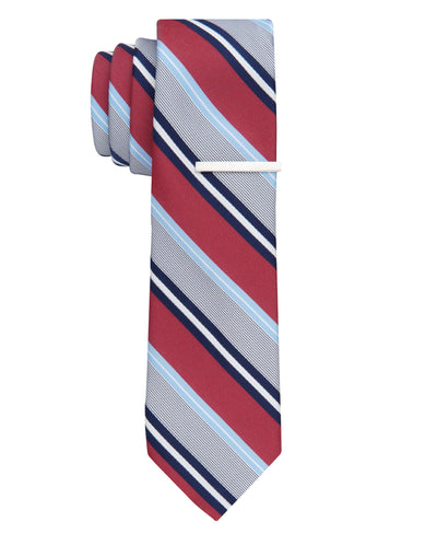 Spiva Stripe Tie (Red) 