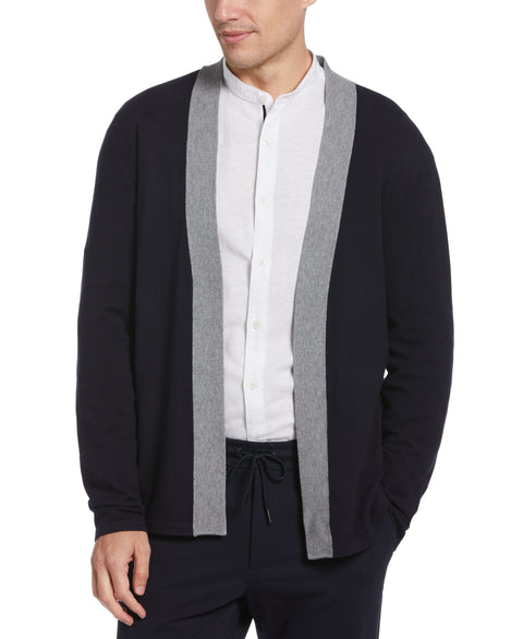 Tech Open Front Cardigan (Dark Sapphire) 