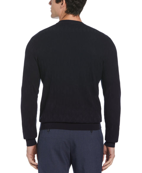 Tech Stitch Crew Neck Sweater (Dark Sapphire) 