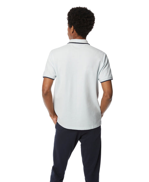 Tipped Collar Solid Polo