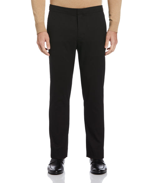 VERY SLIM BOLD TWILL DRAWCORD PANT (Black) 