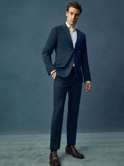 Very Slim Fit Textured Stretch Knit Suit Jacket