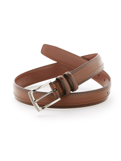 Wing Tip Belt Brn Perry Ellis