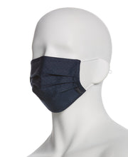 Poplin Print 3 Pack Pleated Face Mask Assorted Perry Ellis