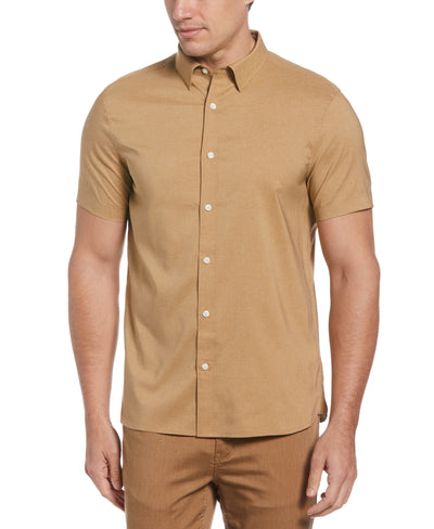 Total Stretch Big & Tall Heather Shirt (Bistre) 