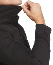 Untucked Total Stretch Big & Tall Solid Shirt (Black) 