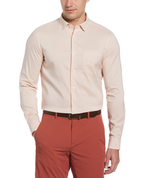 Total Stretch Big & Tall Heather Shirt (Peach Whip) 