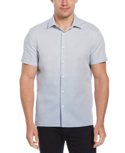 Big & Tall Engineered Stripe Stretch Shirt (Dutch Blue) 