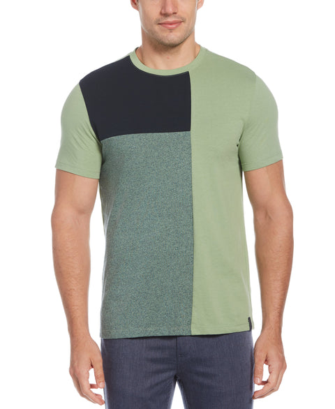 Big & Tall Siro Color Block Tee (Basil) 