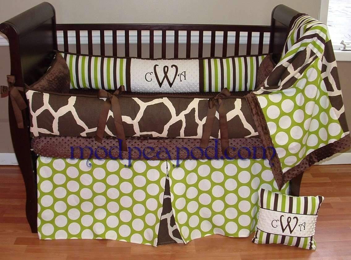 giraffe crib set