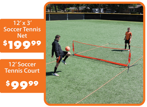 portable soccer tennis and barrier net