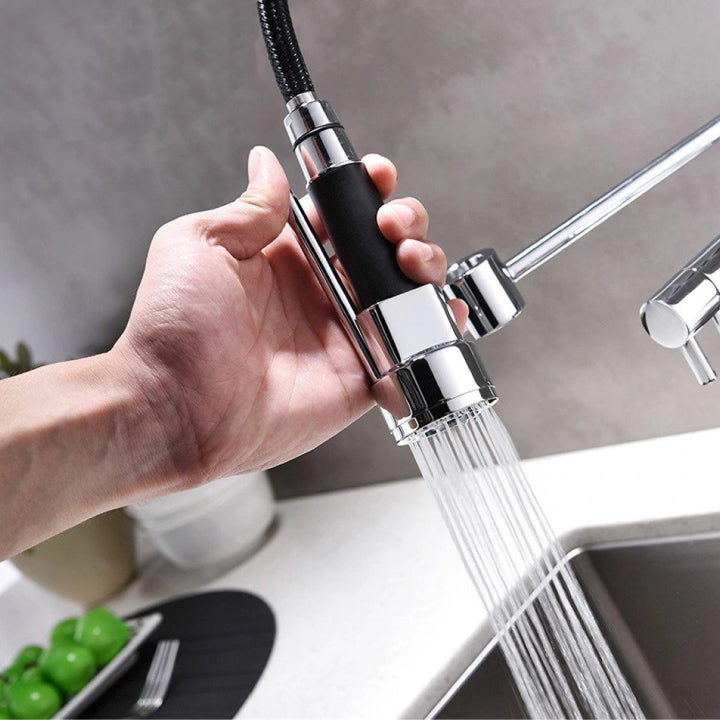 Faucet Fyeer Single Lever Deck Mounted Kitchen Sink Mixer Faucet Waradly Com