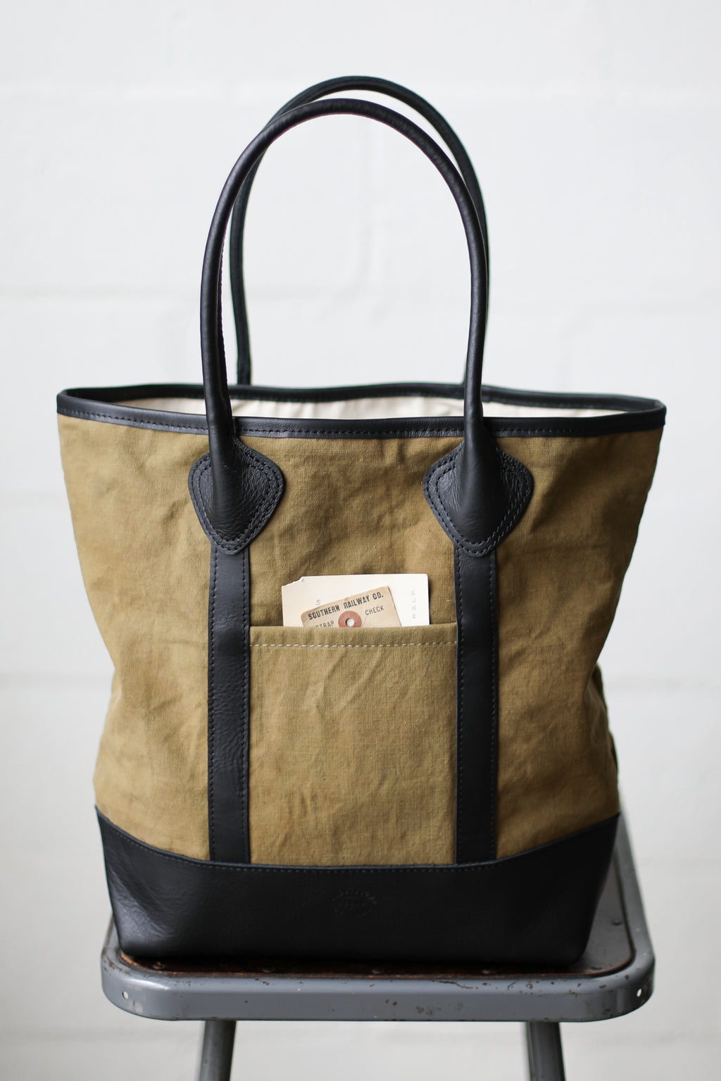 L.L. BEAN CANVAS TOTE — Velour