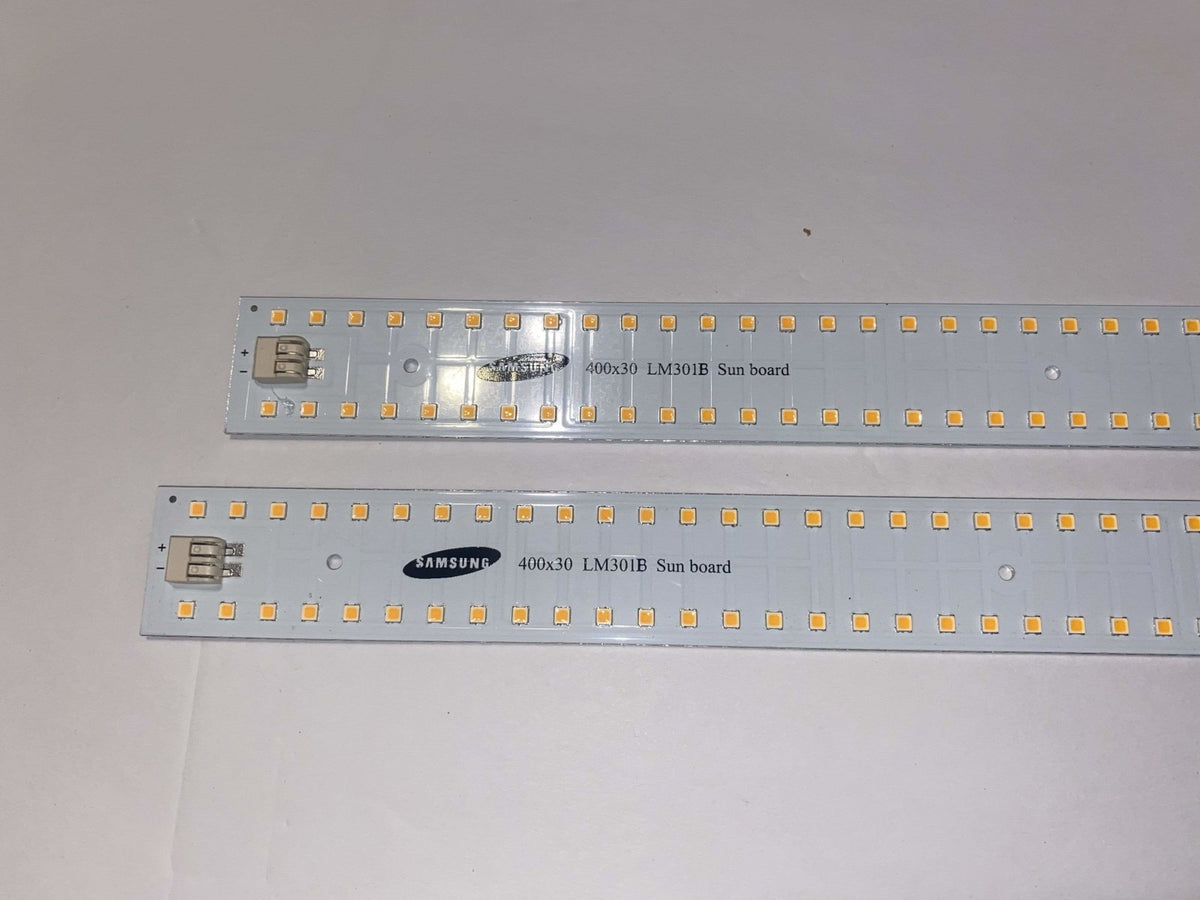 4x Sun Board 96 LED 3500k Samsung lm301b Strip Quantum Grow Light HLG Driver DIY 