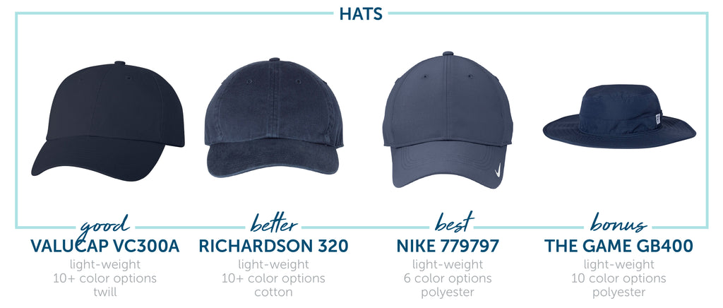 Hats: good, better, best