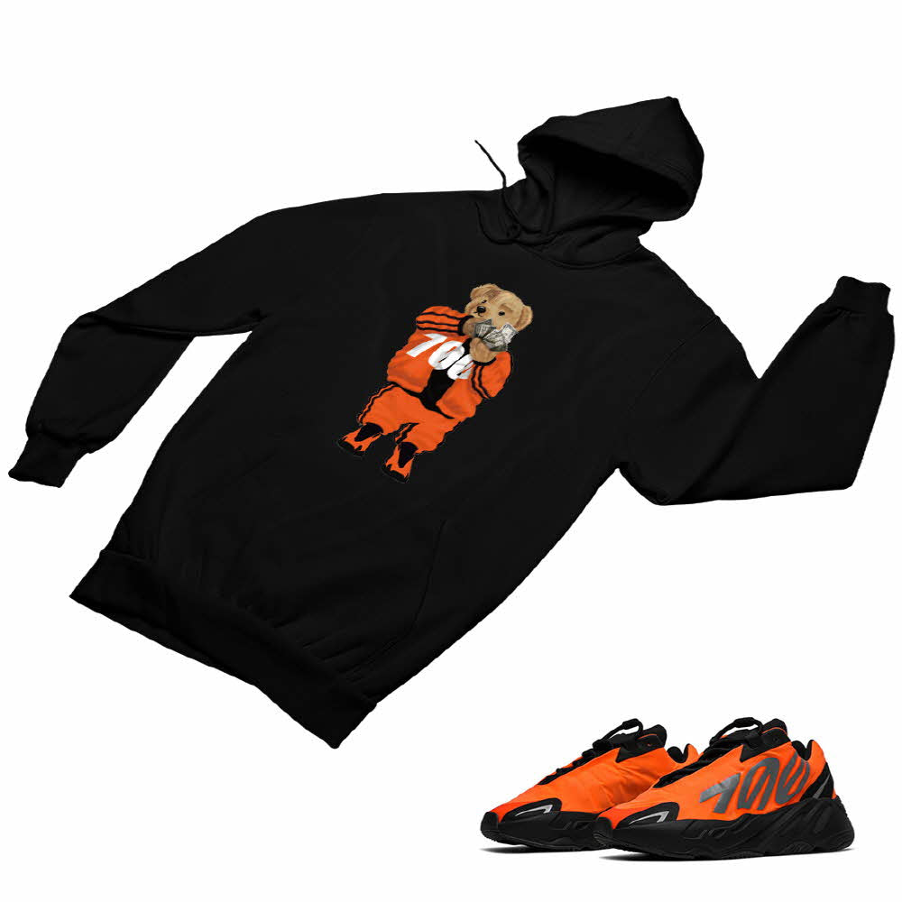 yeezy orange hoodie