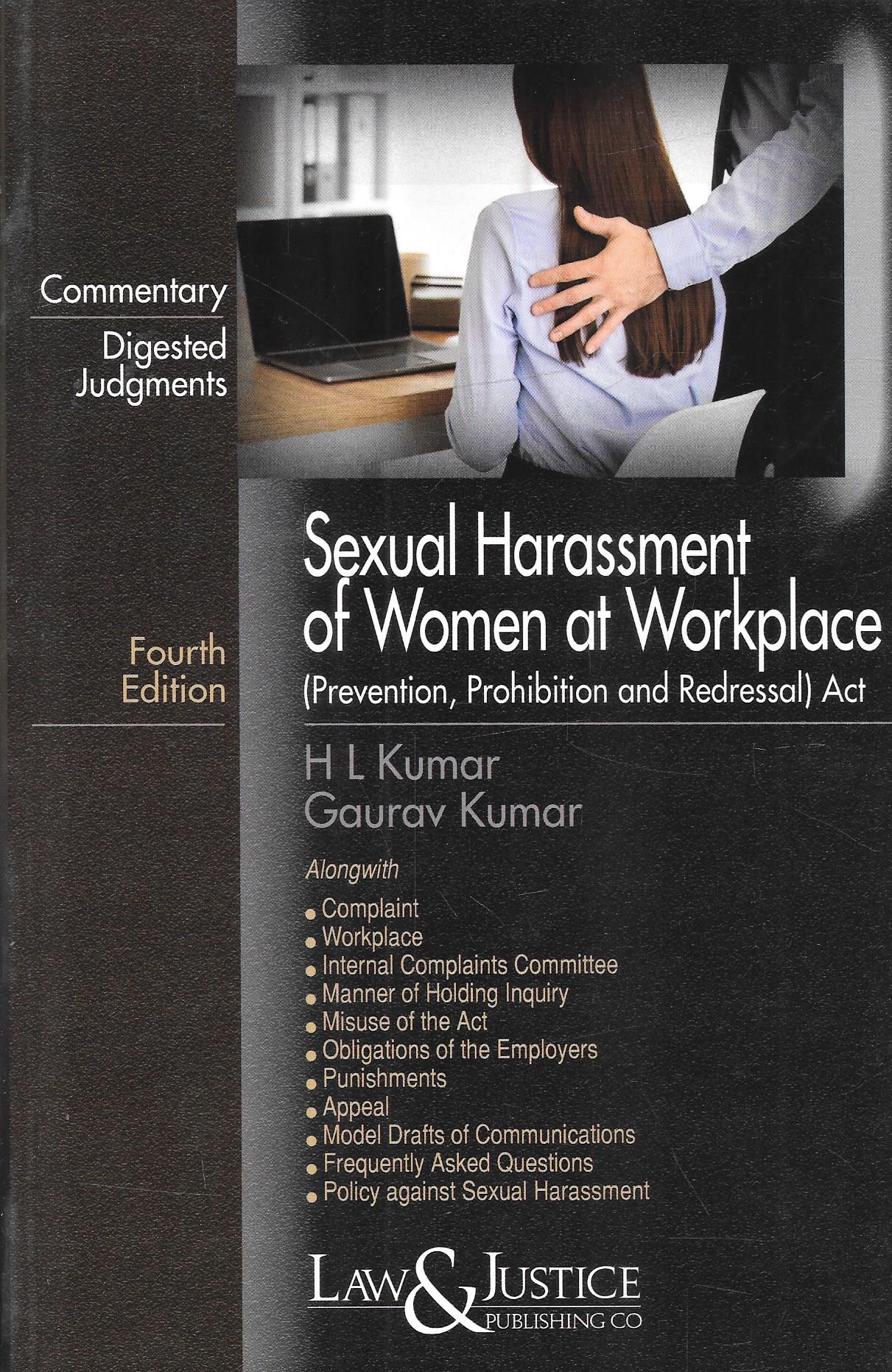 Sexual Harassment Of Women At Workplace Prevention Prohibition And Redressal Act Available At 3741