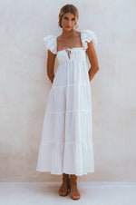 Nymph Bohemian Linen Maxi Dress