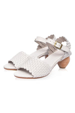 Sicily Wooden Heel Woven Sandals (Sz. 8.5 & 9.5)