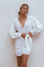 Ti Amo Linen Wrap Dress