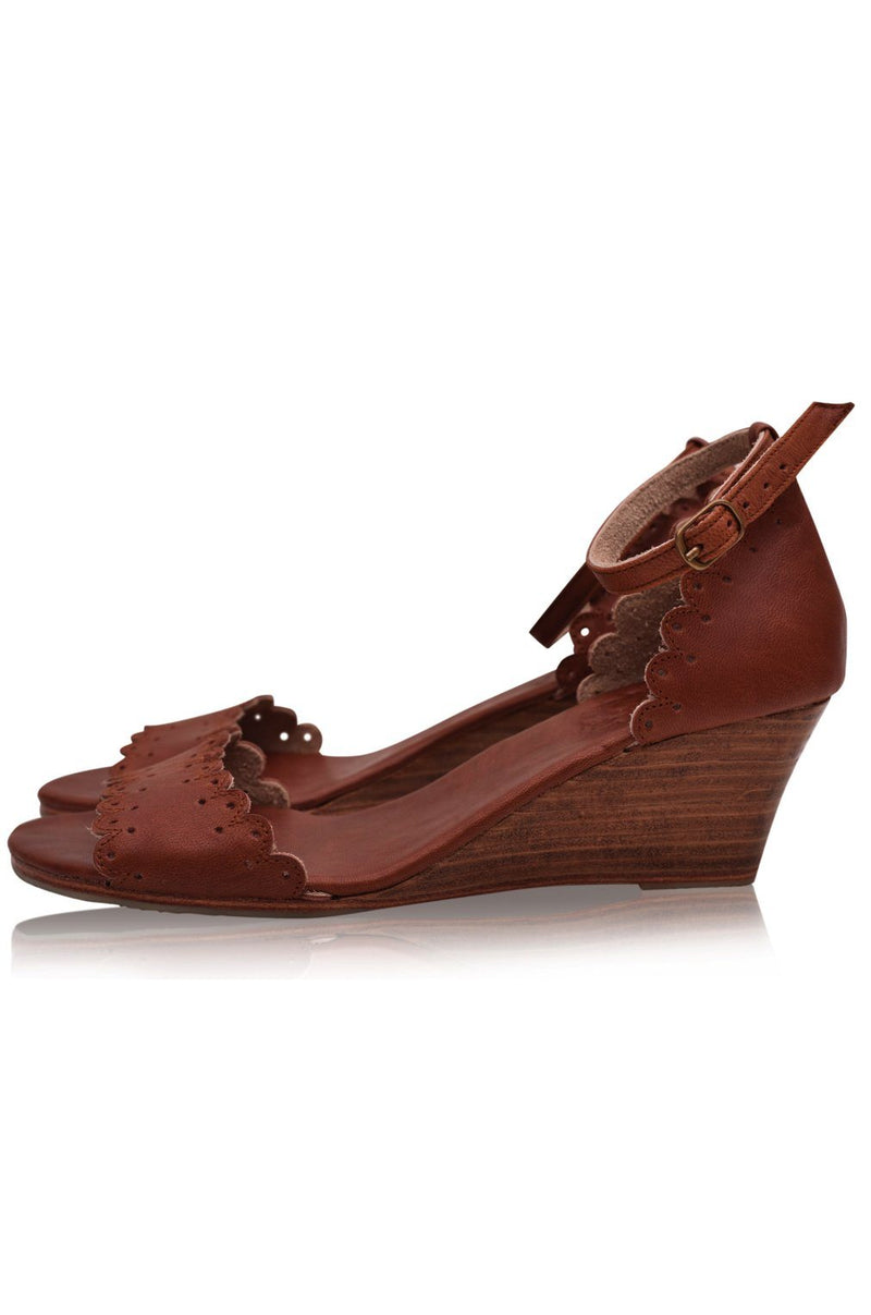 Dreamland Leather Wedges (Sz. 8, 9, 10.5 & 12.5)