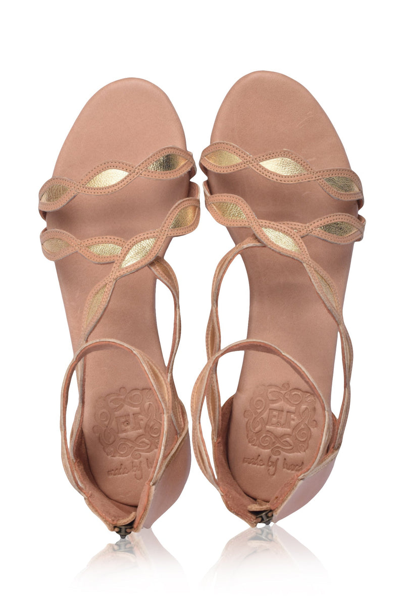 Blossom Leather Sandals