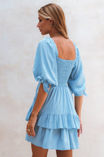 Cha-Cha Ruffle Mini Dress