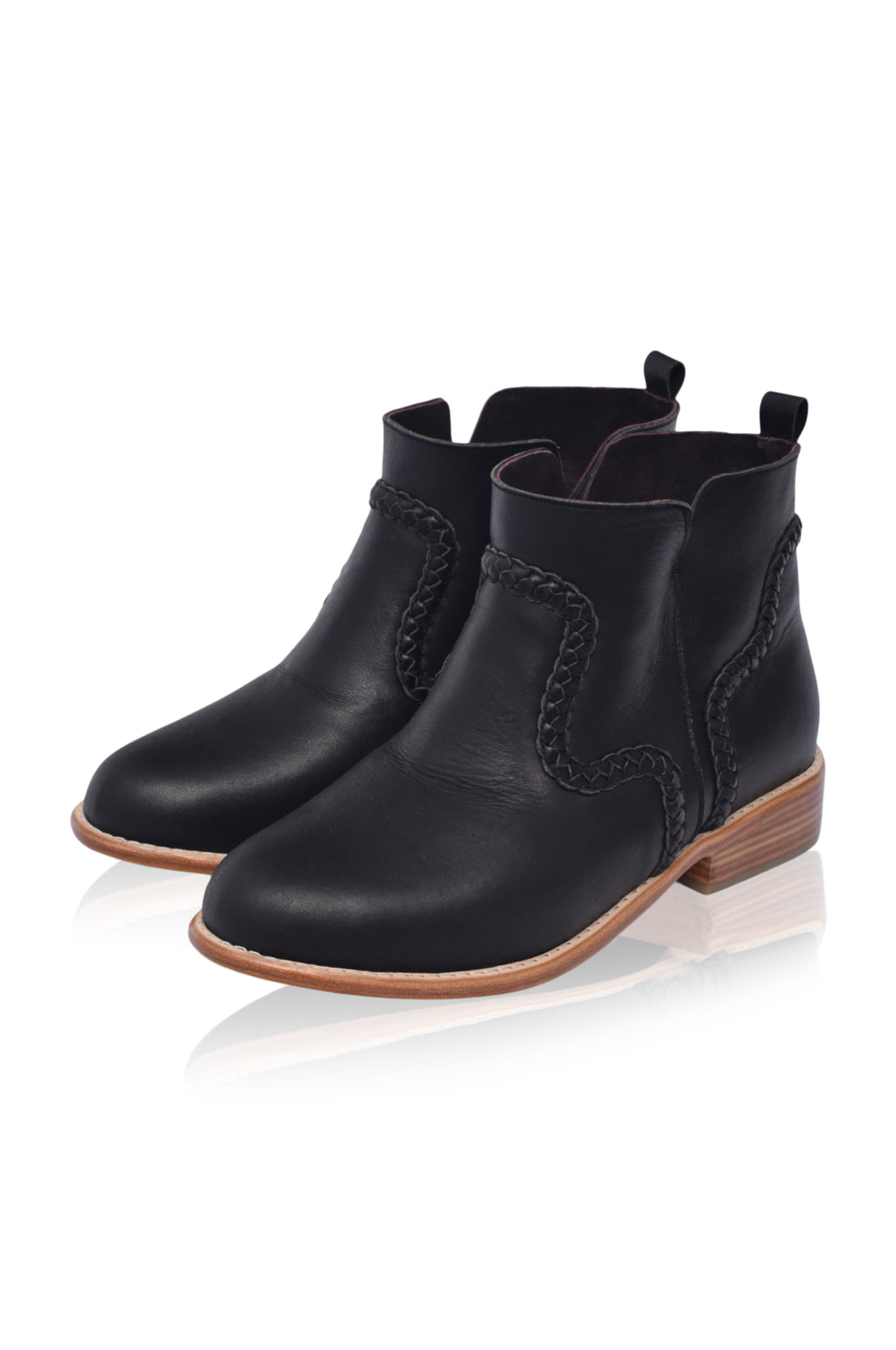 Forever Leather Ankle Boots