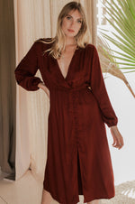 Greta Long Sleeve Midi Dress